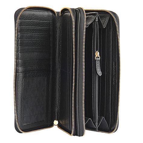 michael kors double zip around wallet|Michael Kors adele smartphone wallet.